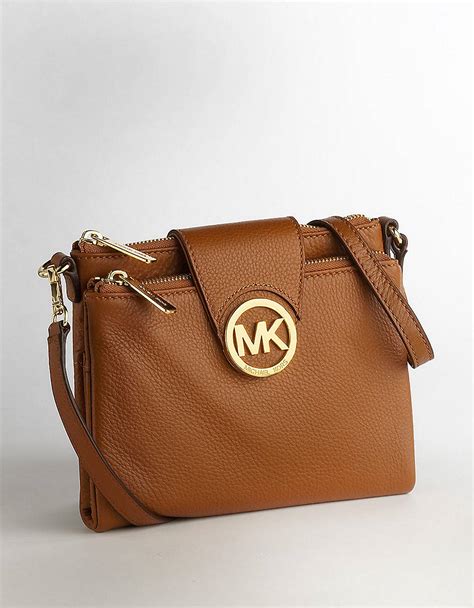 mk brown bag fake|michael kors brown leather bag.